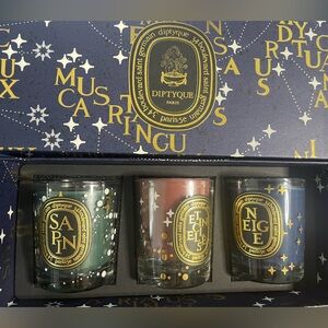 Diptyque Holiday Candle Set
